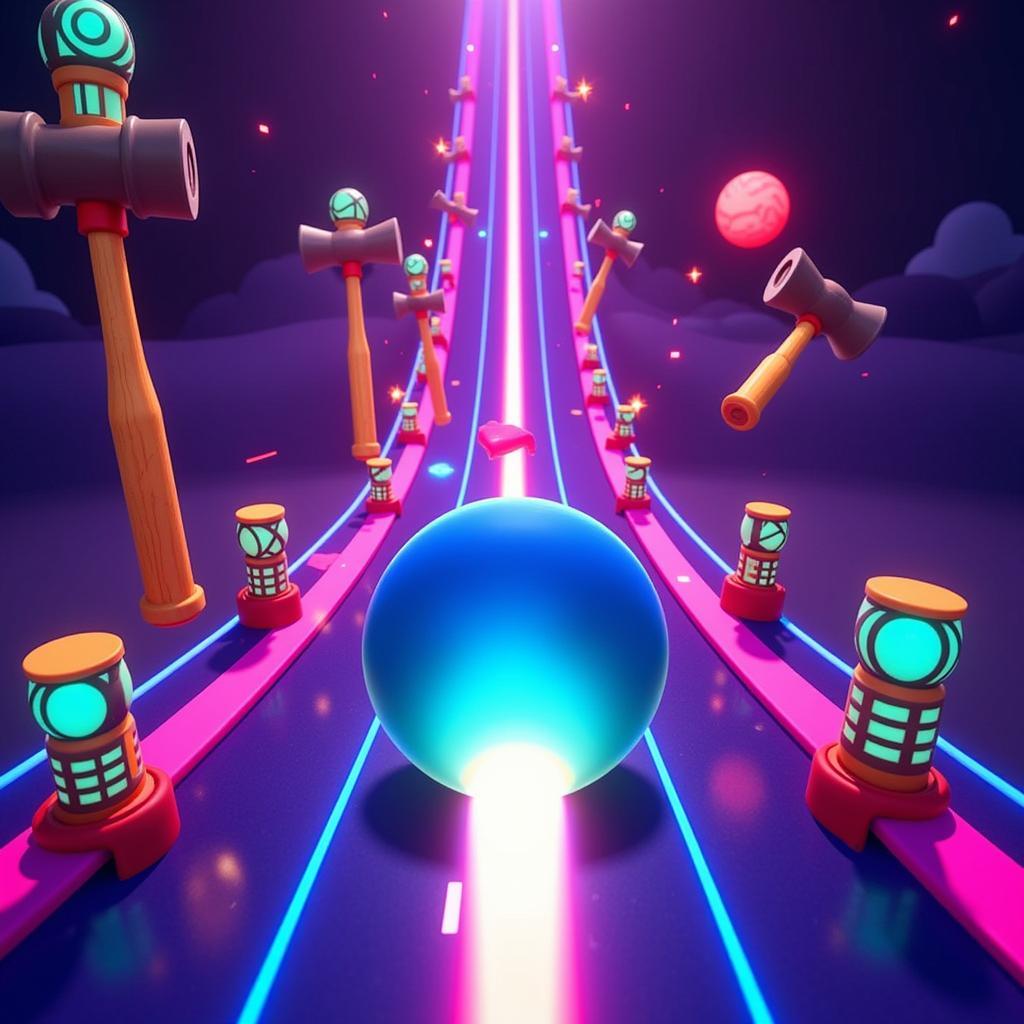 Rolling Sky Mod APK Gameplay Screenshot