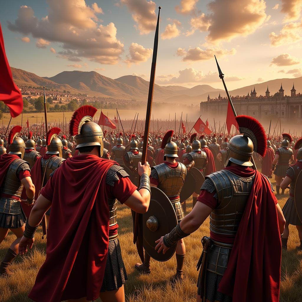 Rome Total War APK Battle Scene