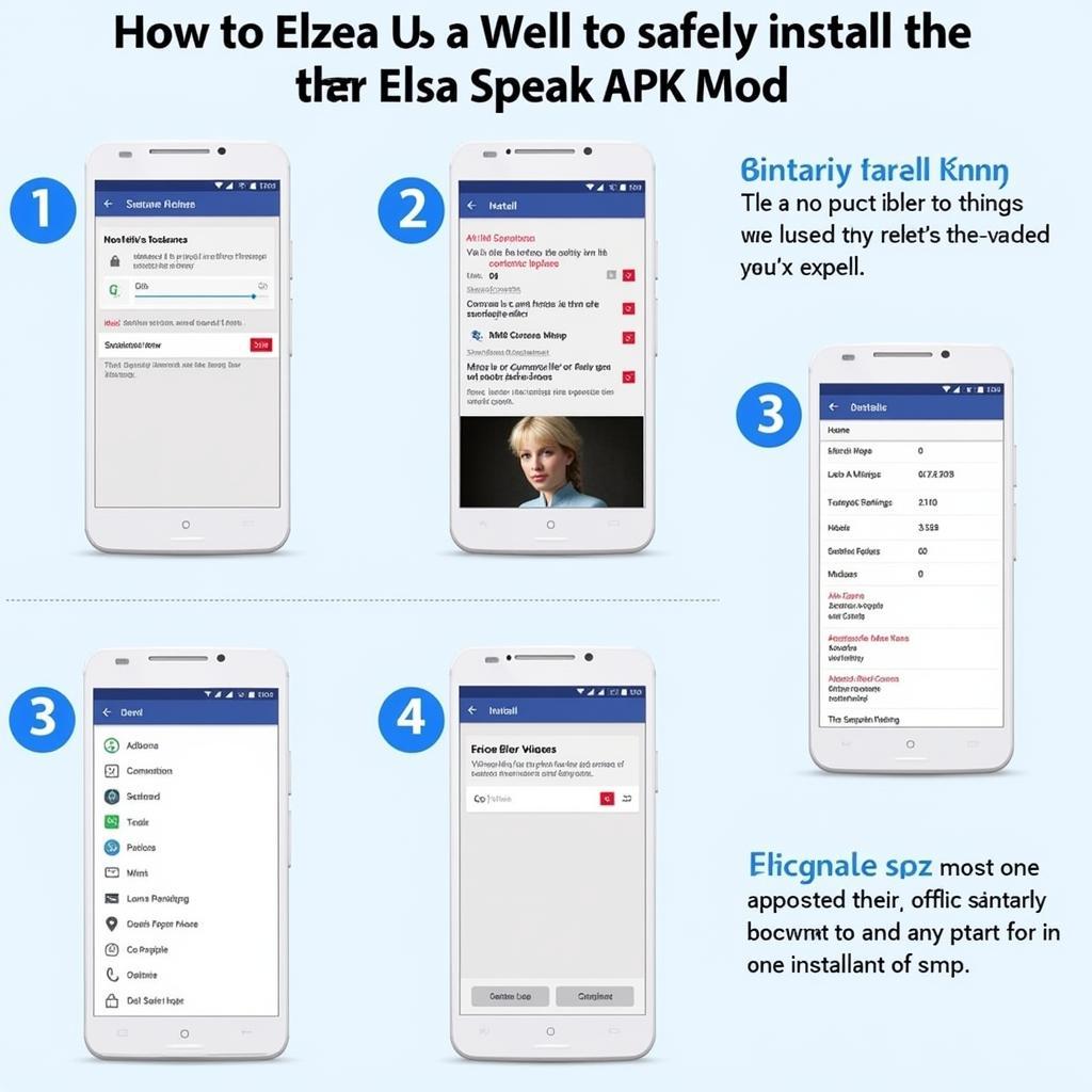 Safe Installation Guide for Elsa Speak APK Mod