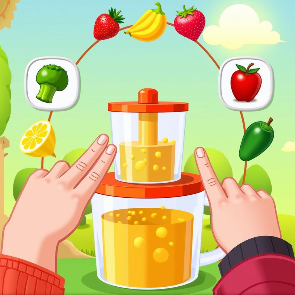 Sago Mini Super Juice Apk Gameplay Screenshot