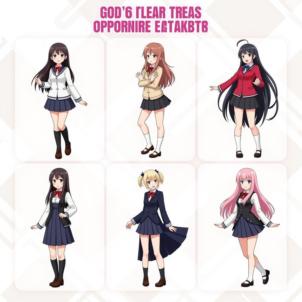 Unlocked Characters in Sakura School Simulator