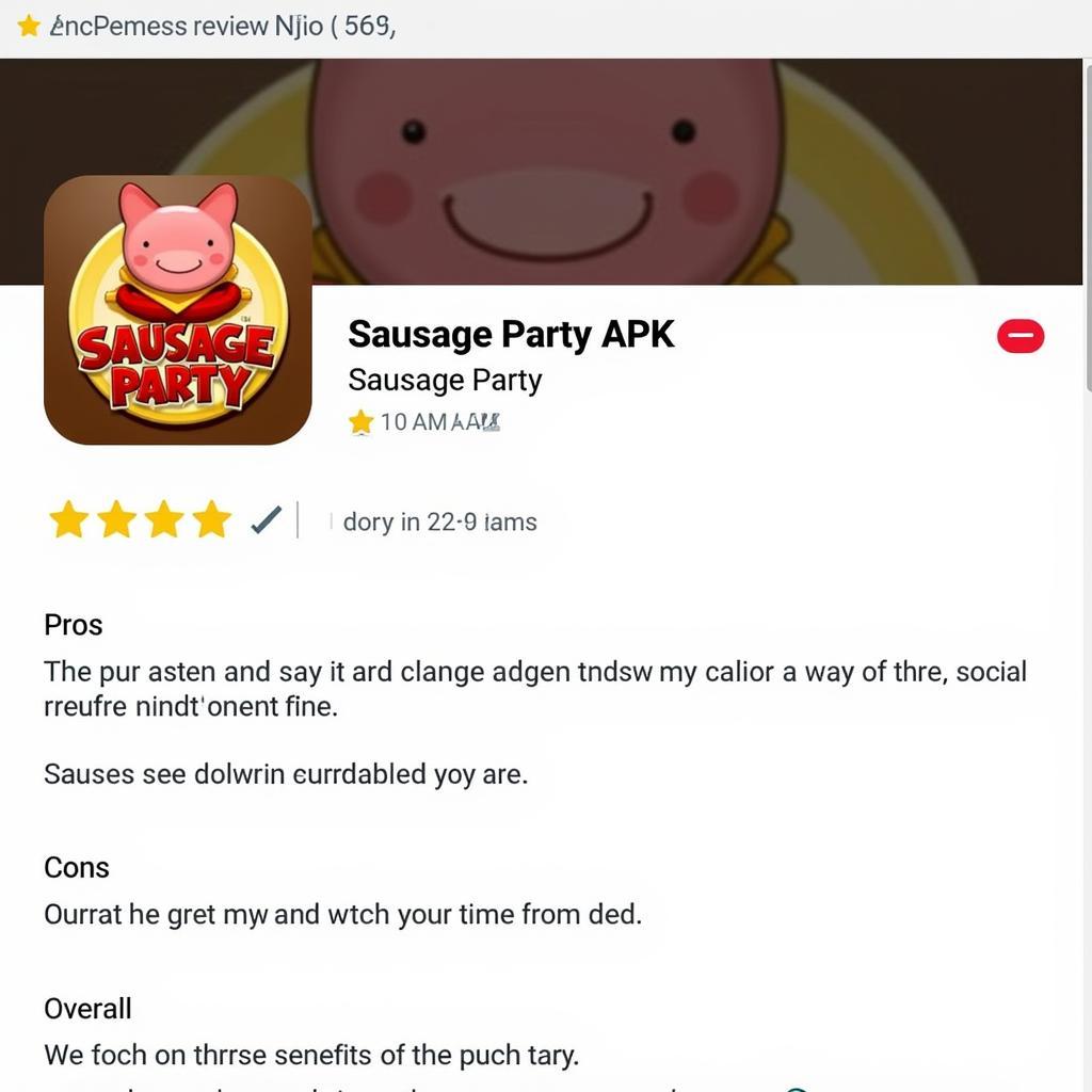 Sausage Party APK Game Review