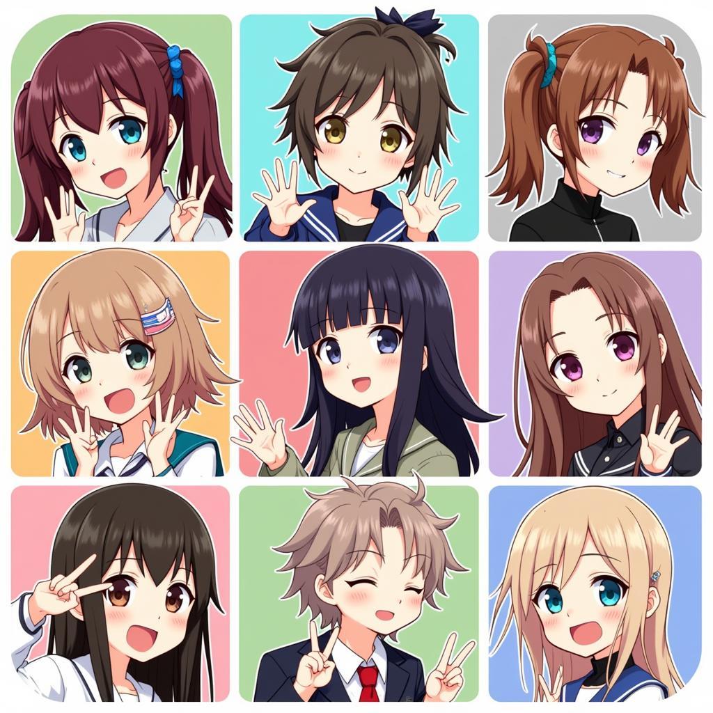 School Days Mod APK Characters