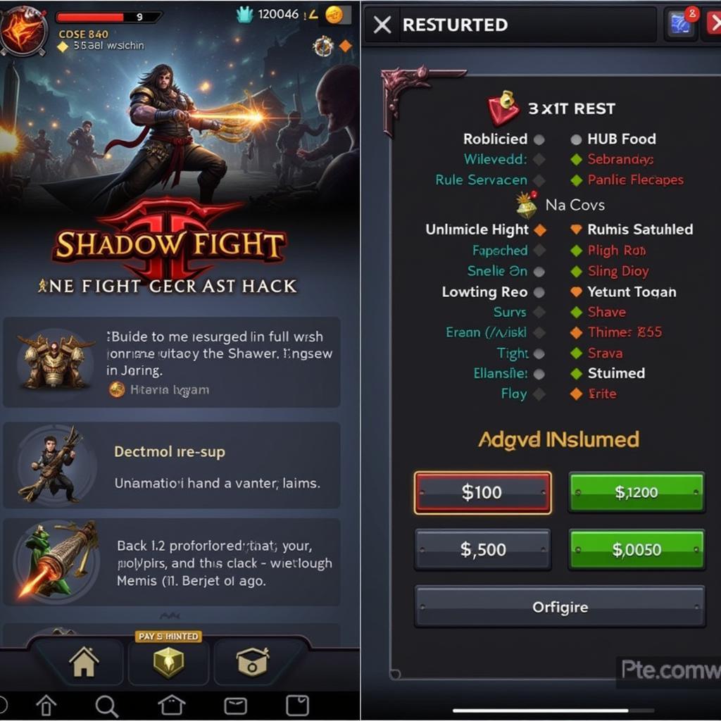 Shadow Fight 2 Titan Hack APK Gameplay Screenshot