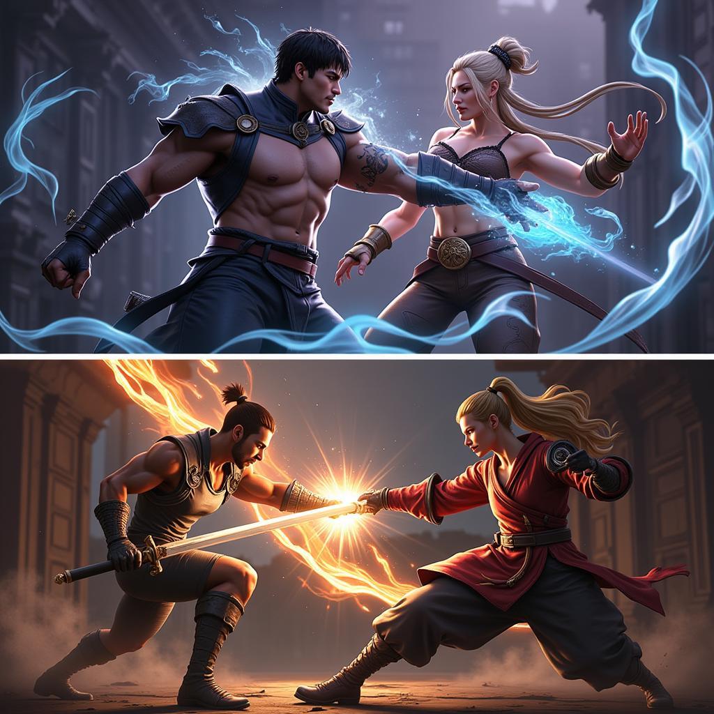 Shadow Fight 3 Mod APK Combat Scene