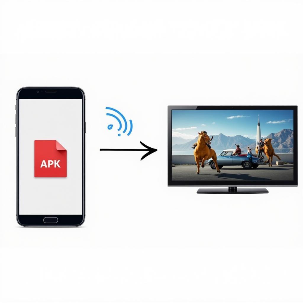 Sideloading APK to TV via Smartphone