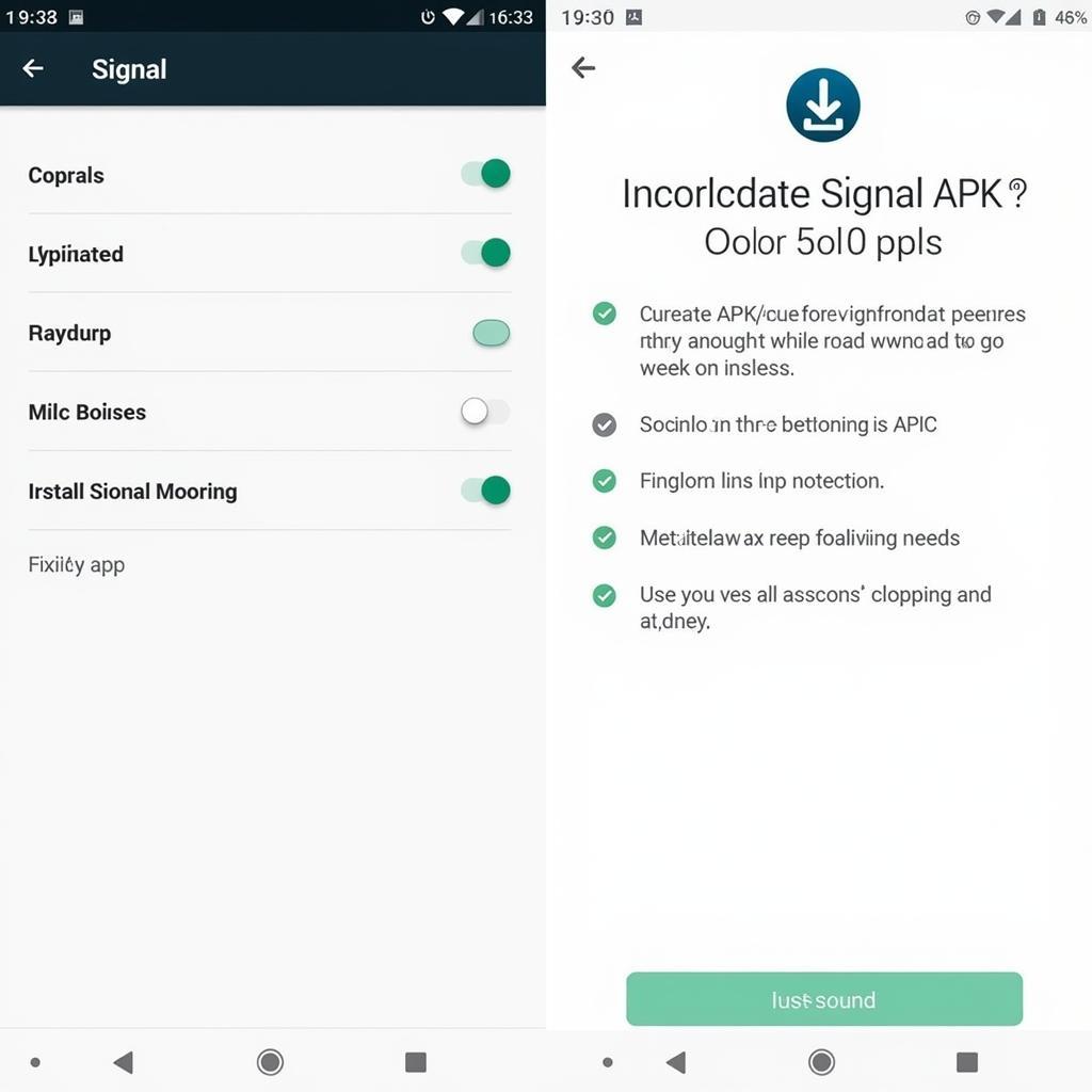 Signal APK download on Android