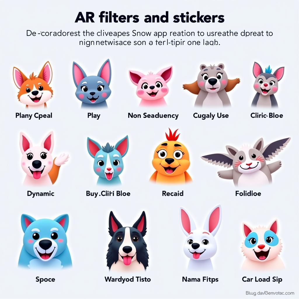 Snow App AR Filters and Stickers