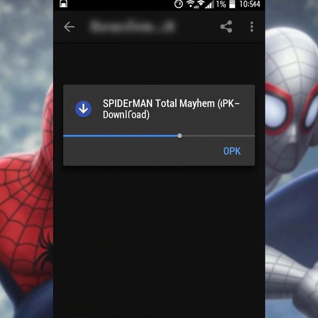 Downloading Spiderman Total Mayhem APK OBB