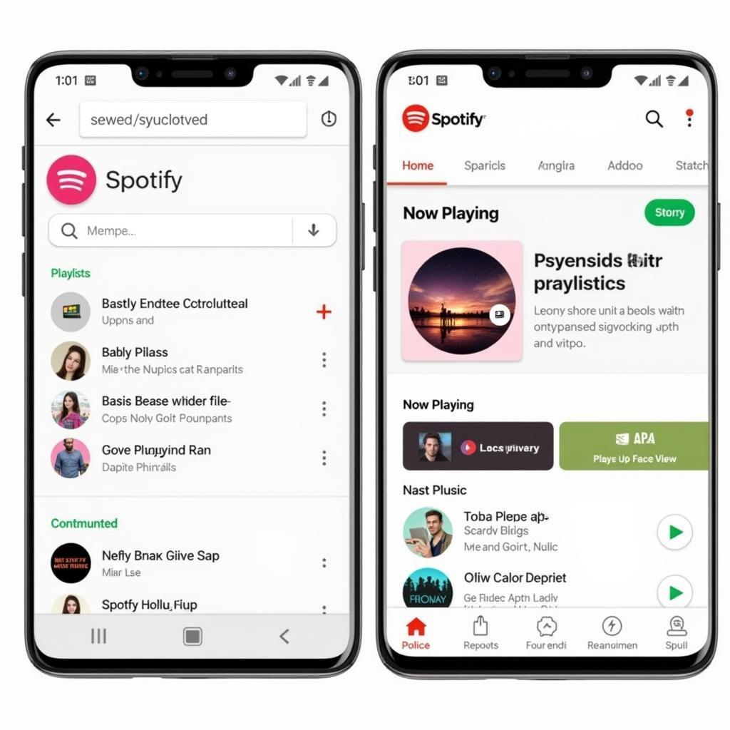 Spotify APK Interface