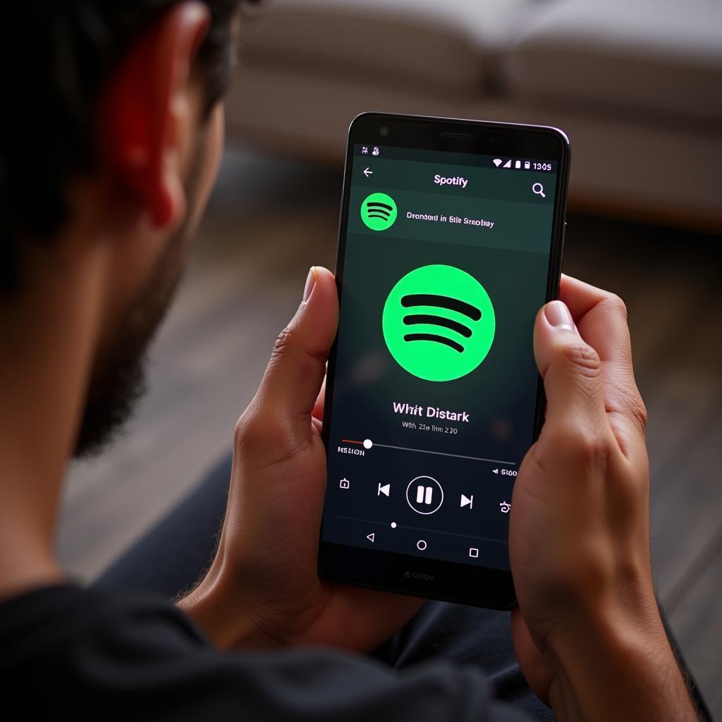 Spotify APK on Android Device