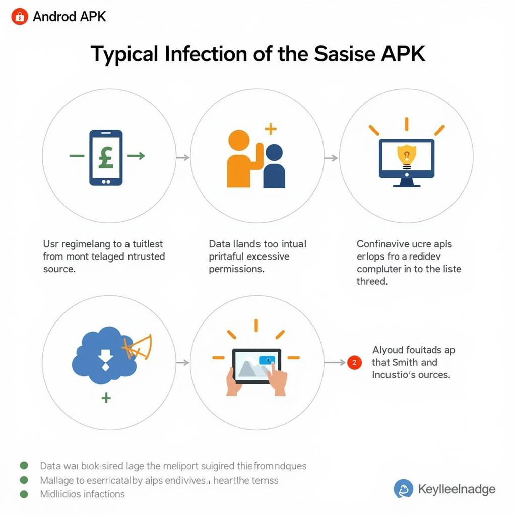 Spyware APK Infection Process