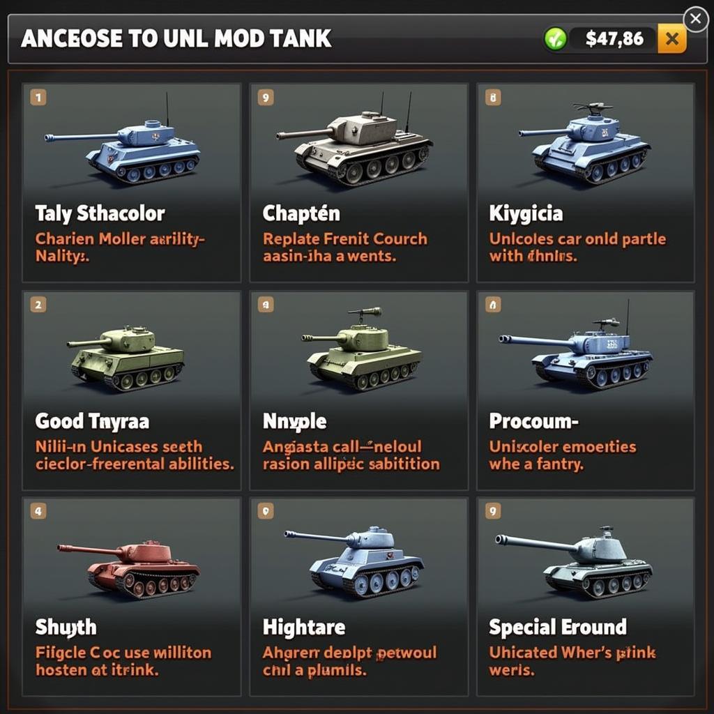 Tank Stars Mod APK Unlocked Tanks