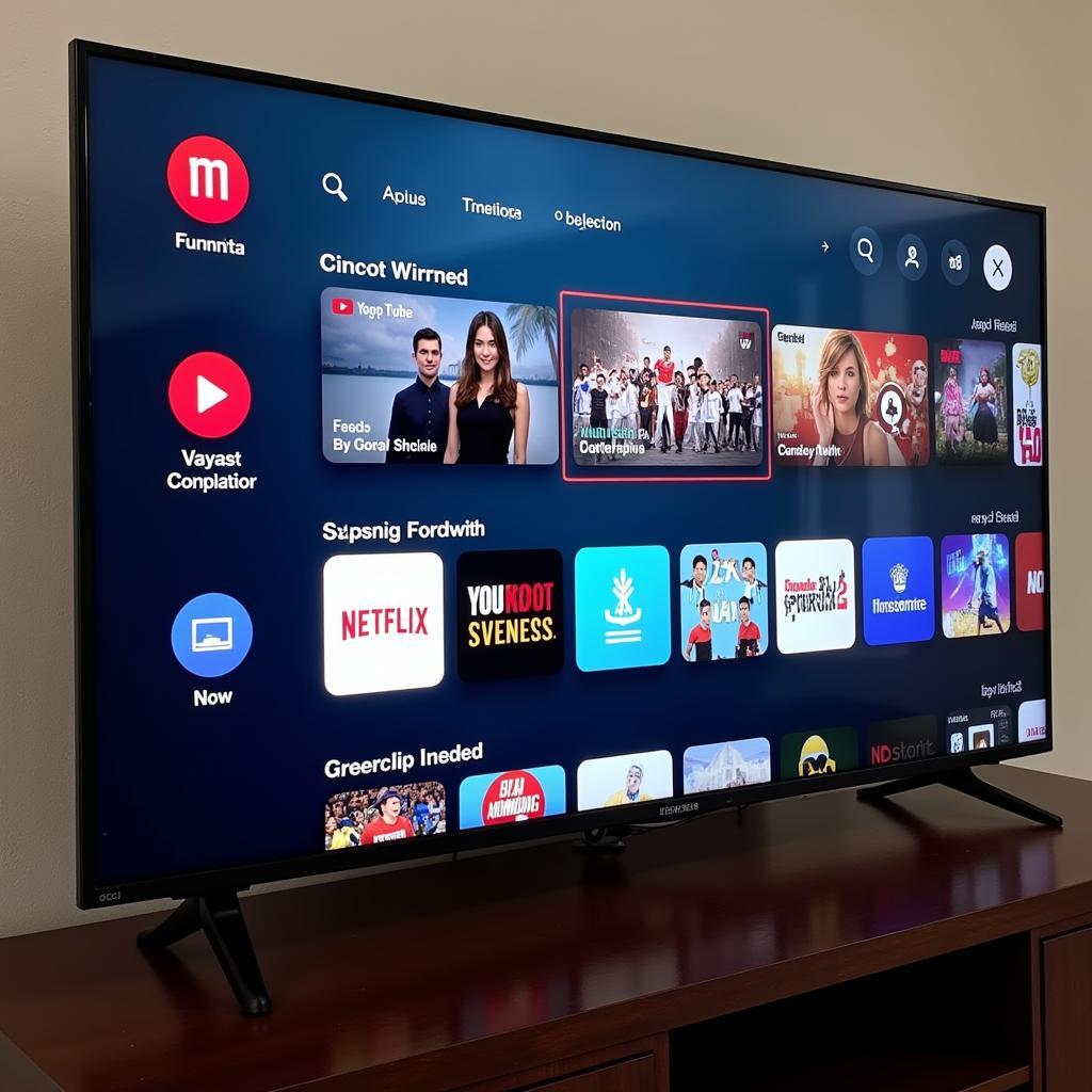 Streaming apps on TCL TV