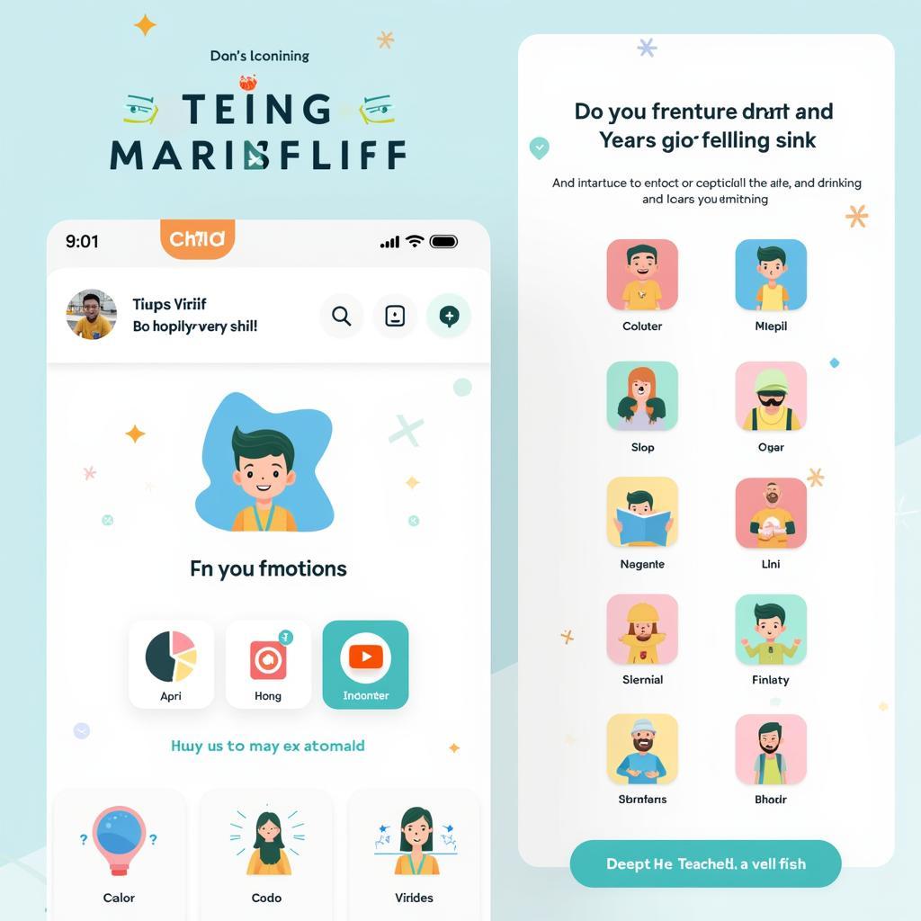 Teaching Feelings APK Interface