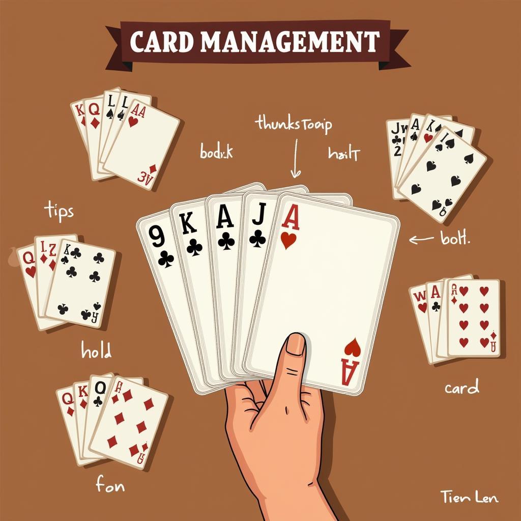 Tien Len Online Strategy: Card Management