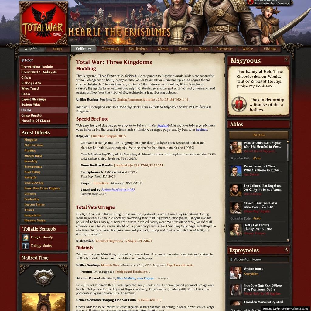 Total War Three Kingdoms Modding Community Forum