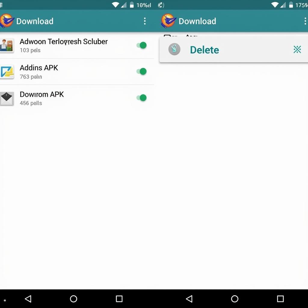 Uninstalling Addon APK with File Manager