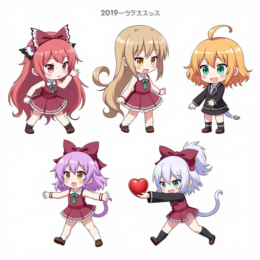 Utouto Suyasuya APK Characters