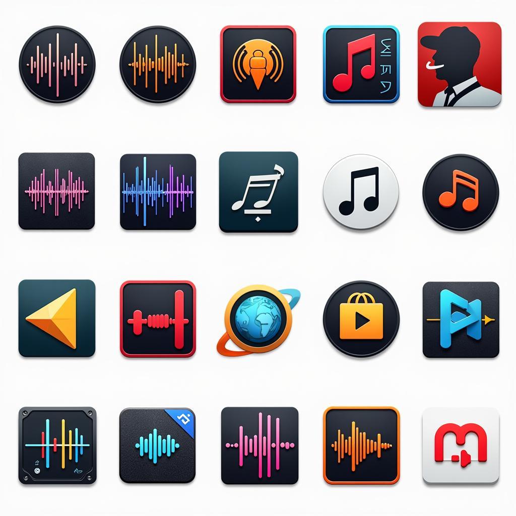 Various 3D Equalizer APK Icons