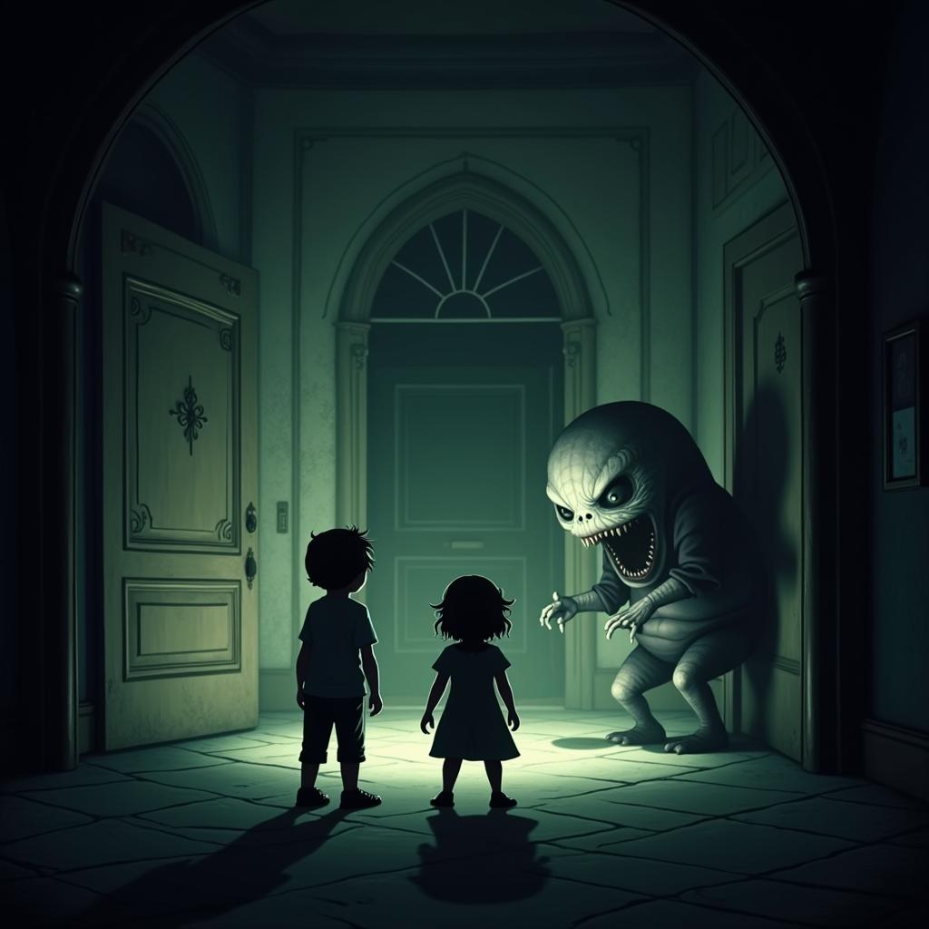 Very Little Nightmares APK Enemy Encounter Screenshot