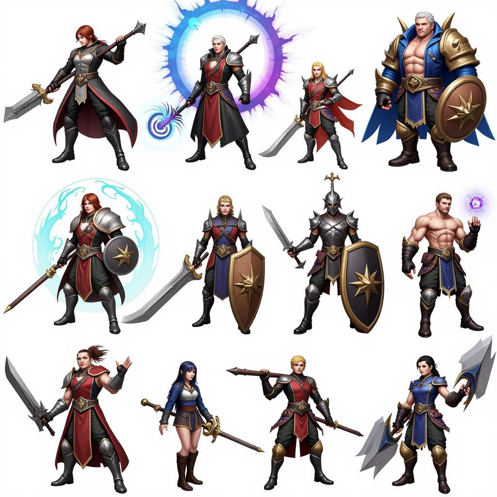 Vo Lam 360 APK Character Classes