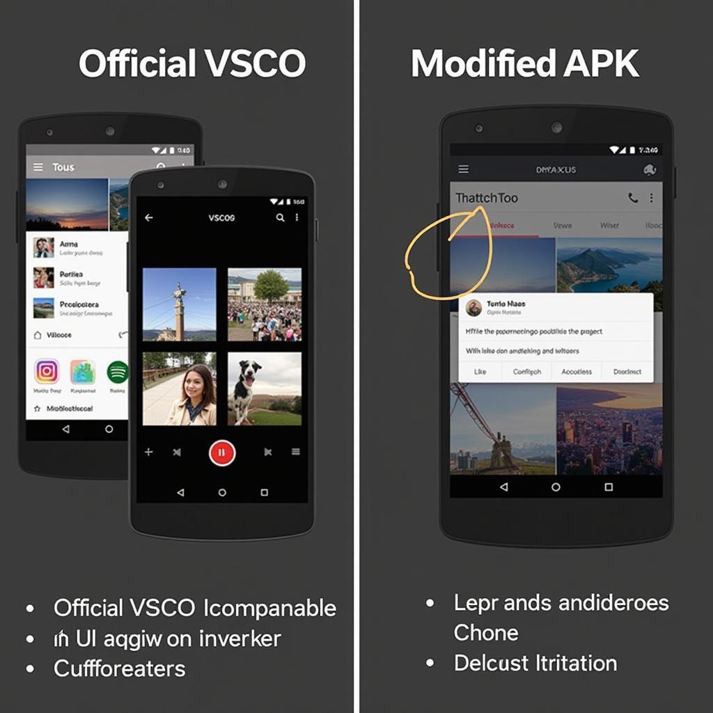 Comparing Official VSCO App with Modified APK