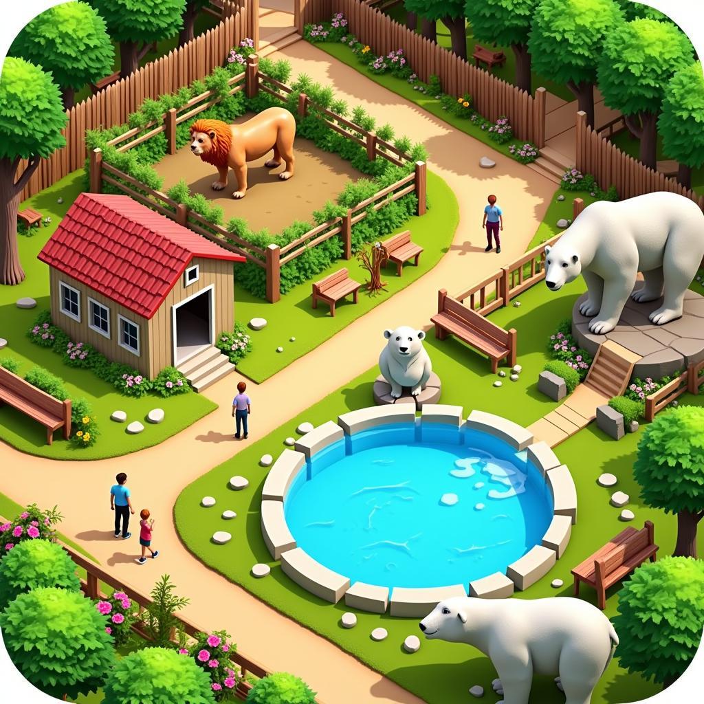 Wonder Zoo APK Zoo Management Screenshot