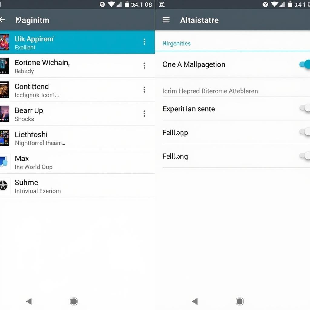 Xperia Theme Settings