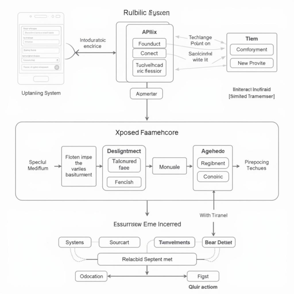 Xposed Framework Architecture Diagram