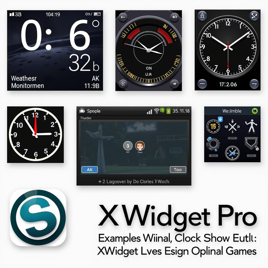 XWidget Pro APK Widget Examples