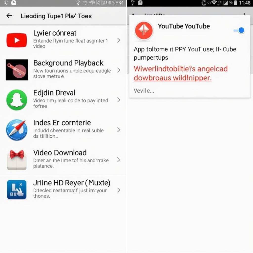 YouTube Modded APK Features