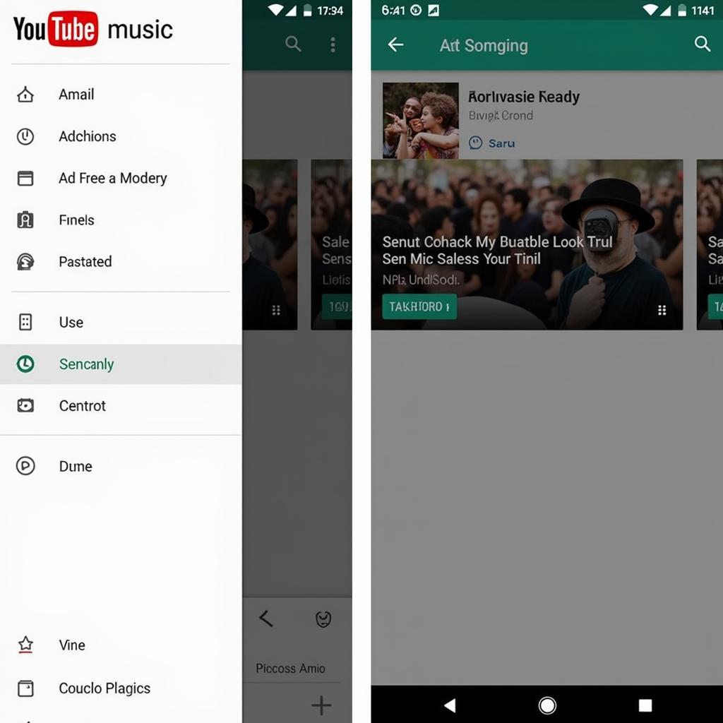 YouTube Music Mod APK Interface