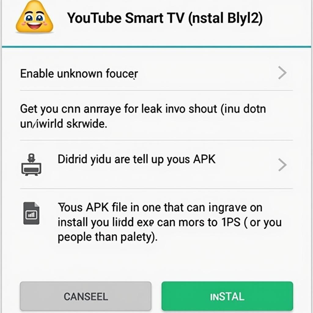 Installing YouTube Smart TV APK on Smart TV