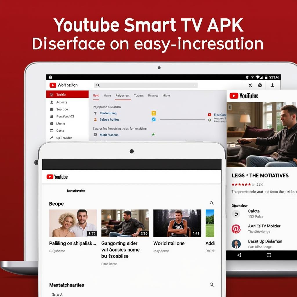 YouTube Smart TV APK Interface