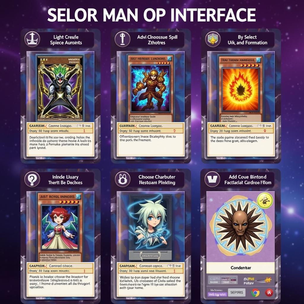 Yugioh Card Maker APK Interface