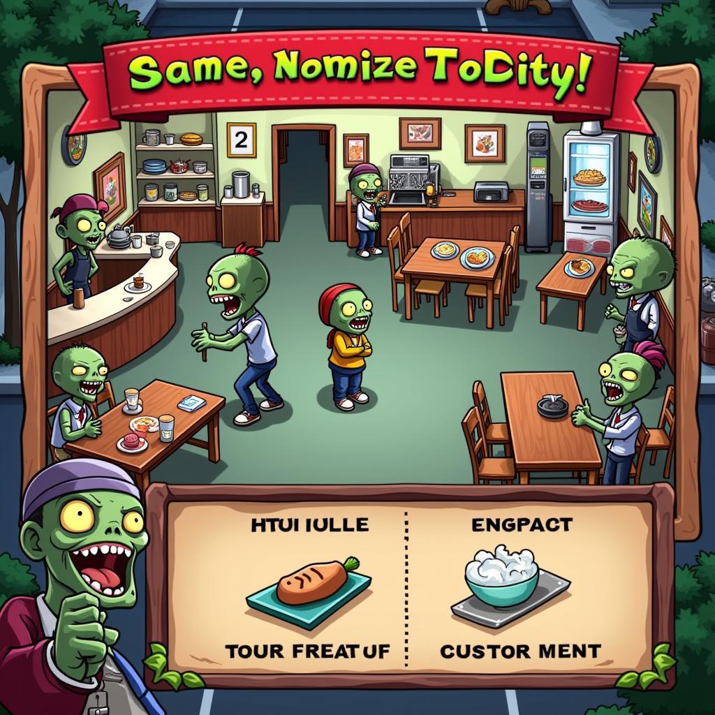 Zombie Cafe APK Gameplay Screenshot