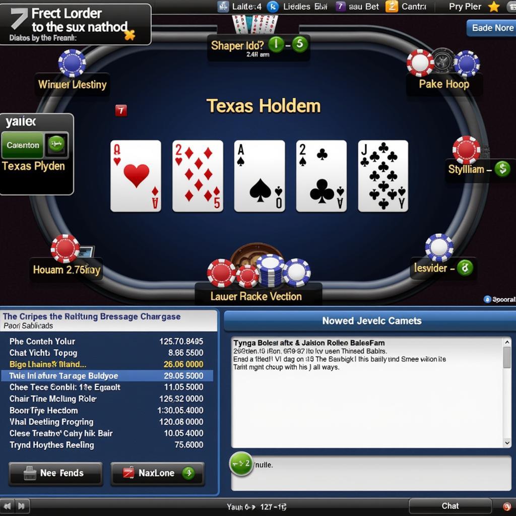 Zynga Poker Gameplay and Interface