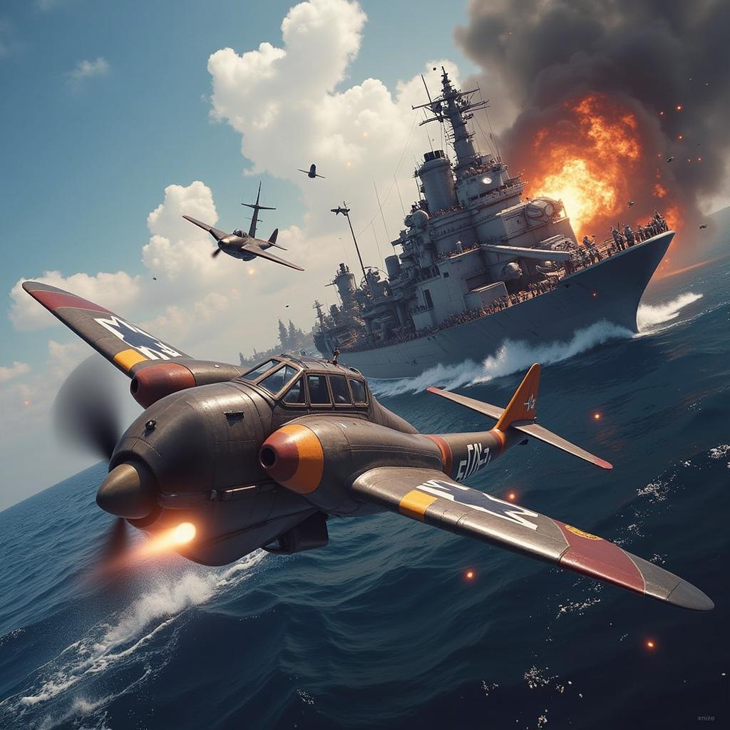 1945 Game APK Boss Battle