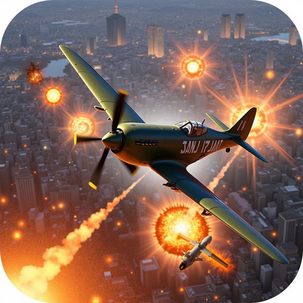 1945 Game APK Screenshot Showing Gameplay