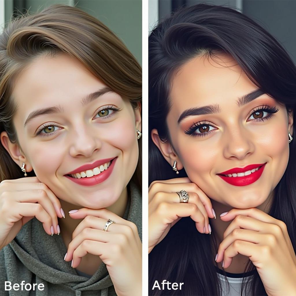 1967 Vintage Filters Before and After Comparison