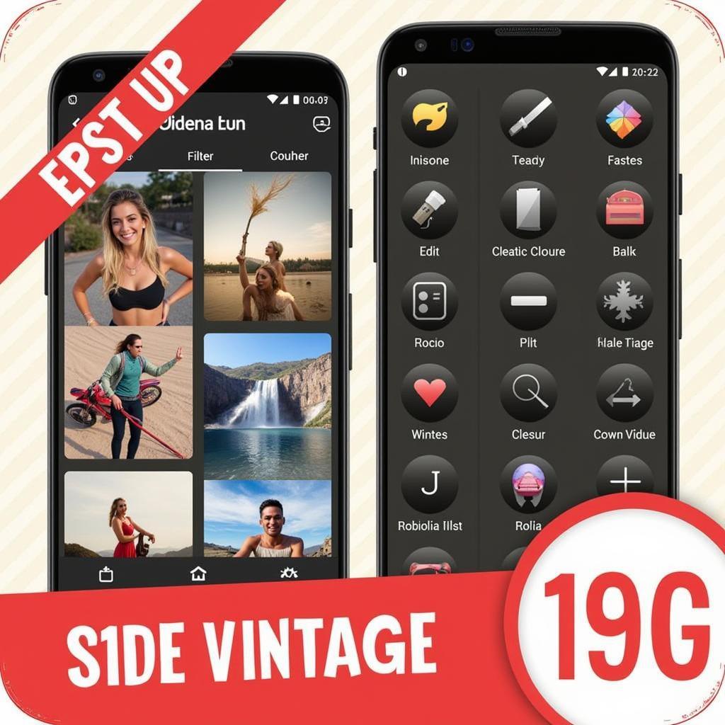 1967 Vintage Filters Premium APK Interface