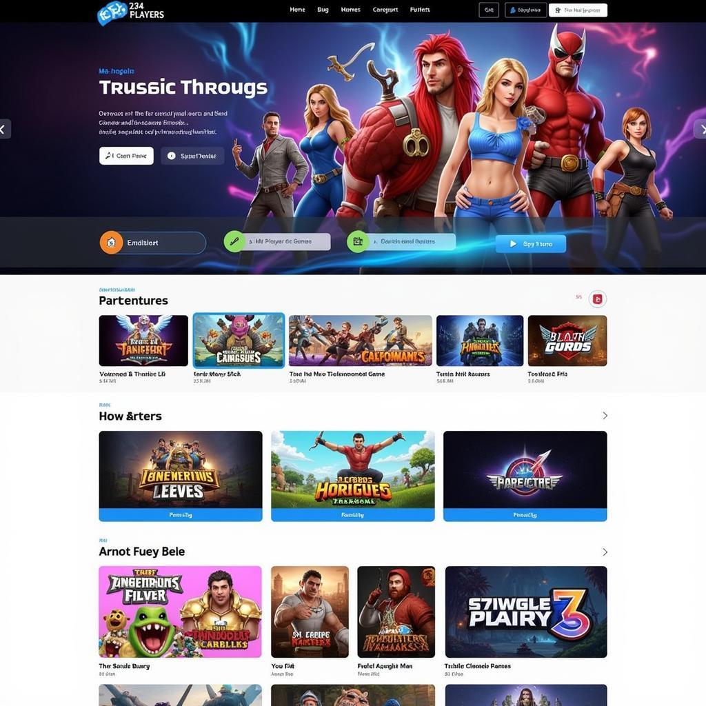 234 Player Games APK Homepage Screenshot