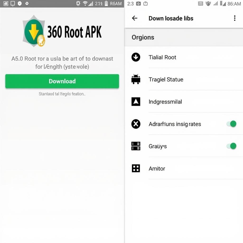 360 Root APK English Version Download Interface