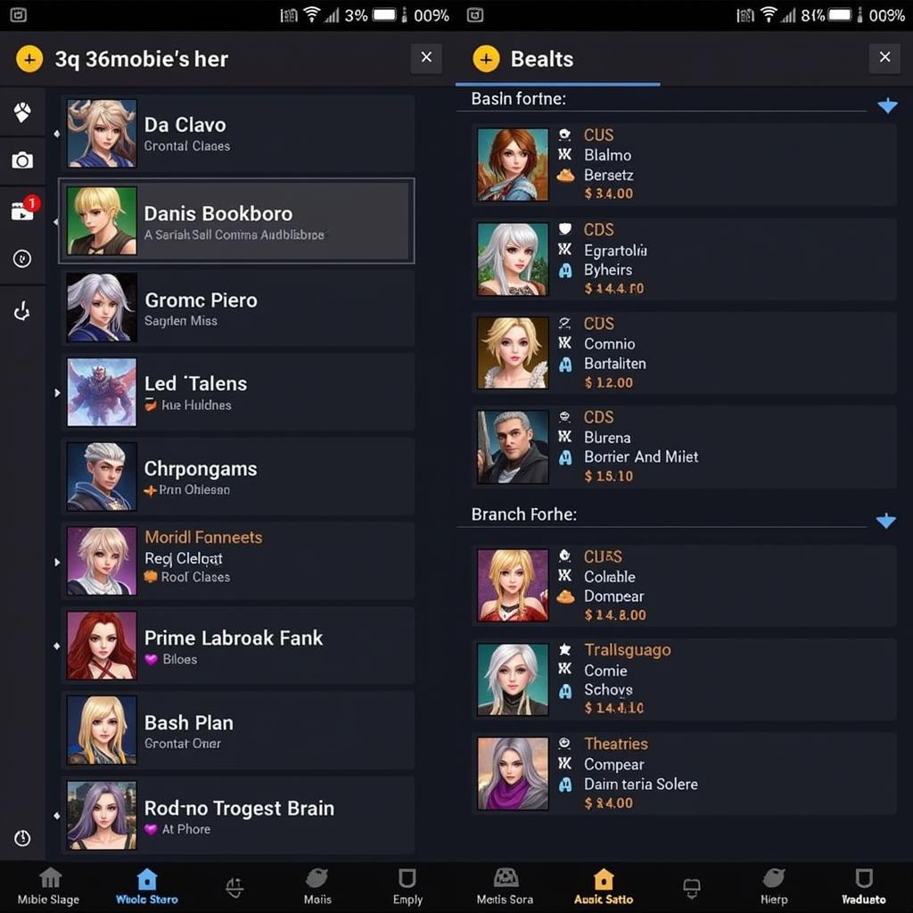 3Q 360mobi 3D Hero Roster and Abilities