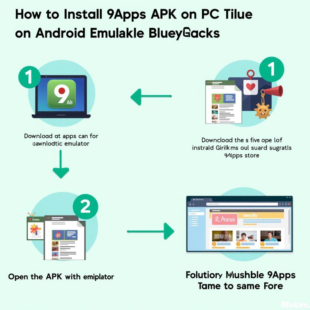 9Apps APK Installation Process on PC via Emulator