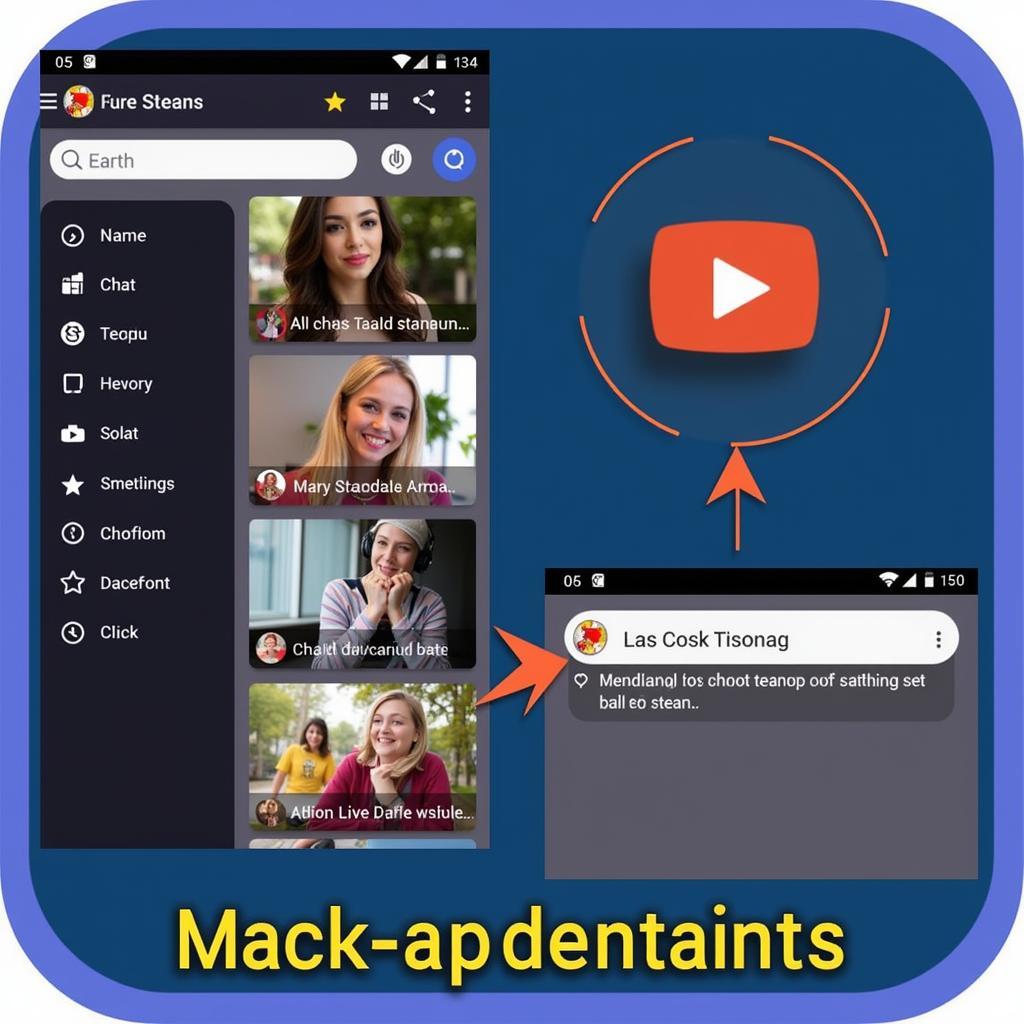 Ace Live Streaming Pro APK Interface