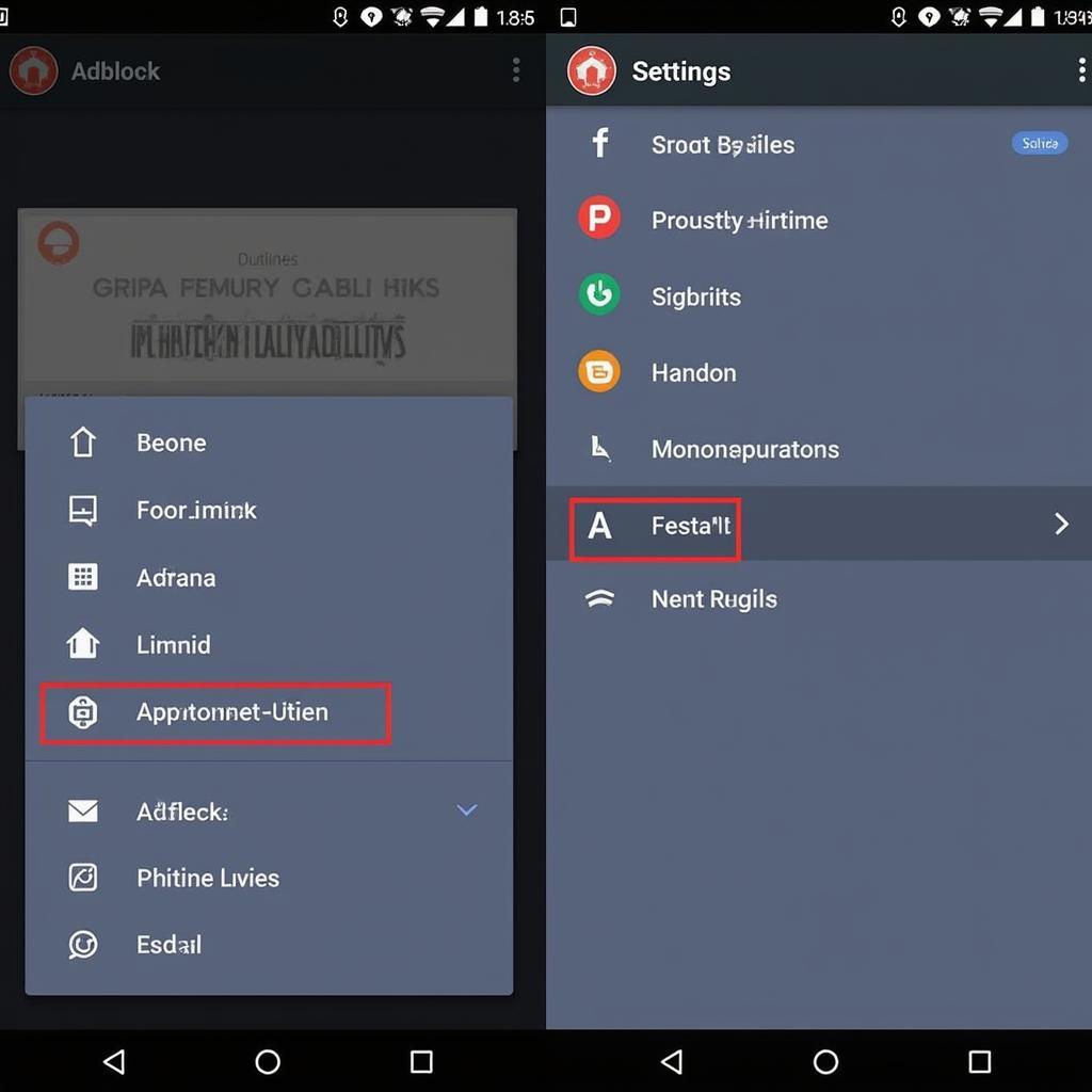 Adblock Plus APK 2019 Interface