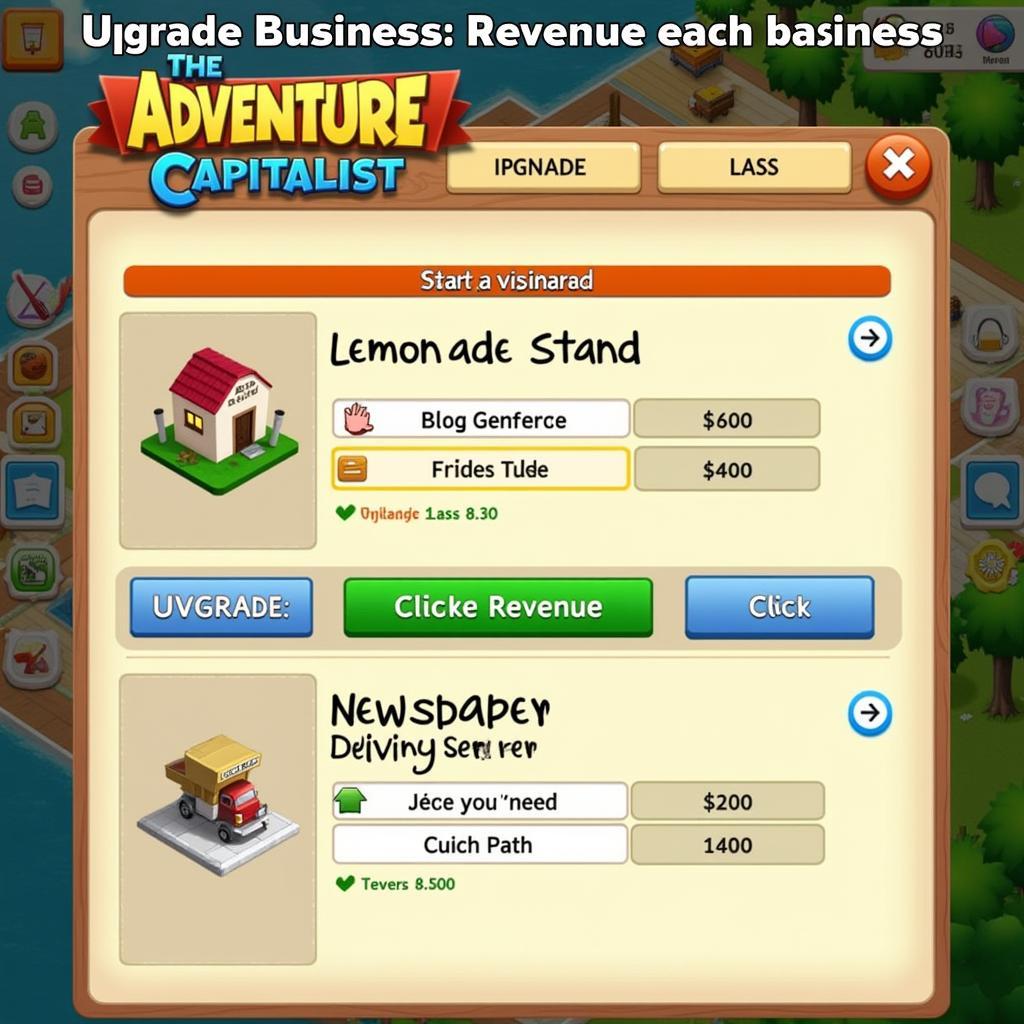 Adventure Capitalist Gameplay Screenshot