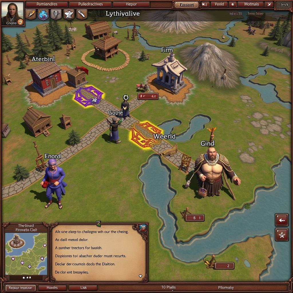 Age of Civilization 2 Diplomacy Screen